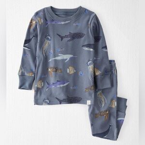 Little Planet Baby Organic Cotton Pajamas Set in Deep Blue Sea